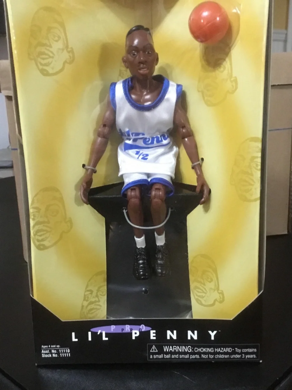 Lil’ Penny (Penny Hardaway Doll 1995) Uniof Memphis Tigers and Orlando Magic,